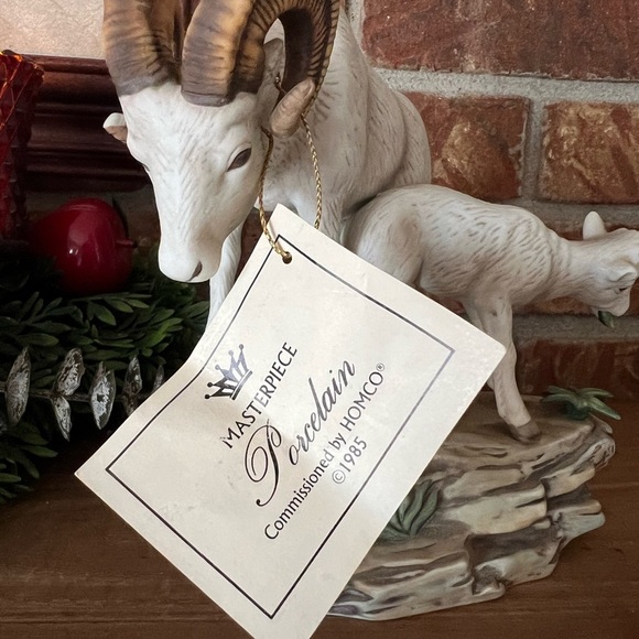 Rare Vintage 1984 Homco
Masterpiece Porcelain Goat
Statue - Picture 9 of 10